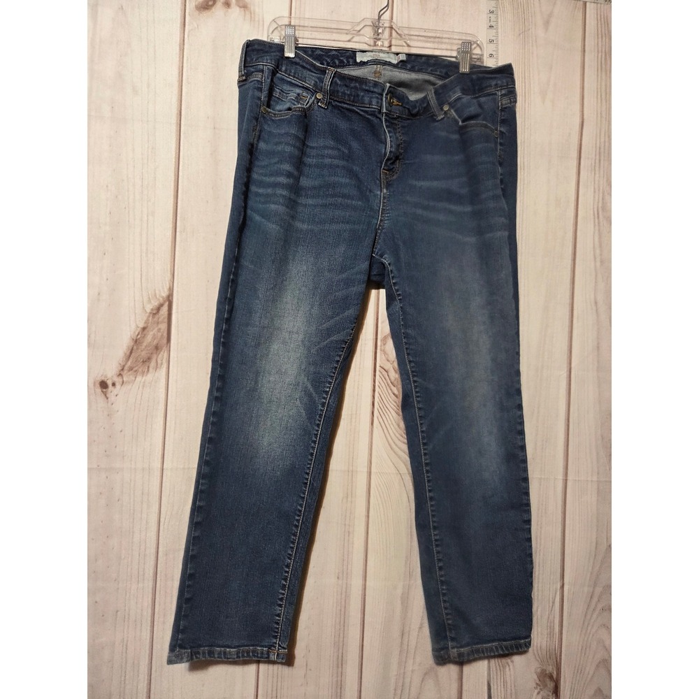 Torrid Denim First at Fit Jeans Blue Wash Size 18S Straight Leg